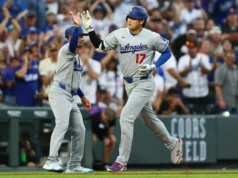 Shohei Ohtani, dos Dodgers, faz 30º home run, lançando outra sessão de bullpen
