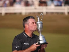 Ryan Fox comemora sua vitória no The Open com vinho; Agora ele está perseguindo outro troféu de prata