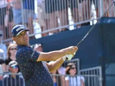 ASSISTIR: Gary Woodland acerta uma rara tacada inicial na BMW durante a disputa