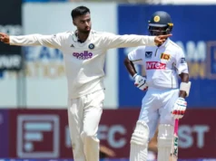 Manav Suthar igualou o recorde de 93 anos após o confronto no teste do Sri Lanka