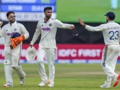 IND vs SL 1º teste: Suthar e Jadeja levam a Índia a uma vantagem de 178 corridas contra o Sri Lanka