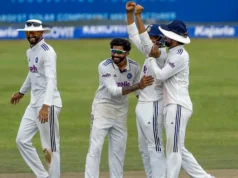 Início dos sonhos de Manav Sutar, dia dominante para a Índia com o 350º postigo de Ravindra Jadeja conquistando o título