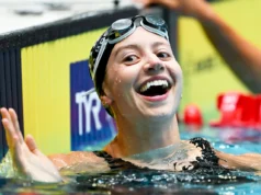 Os Estados Unidos fecharam o primeiro dia do Pan Pacs com recorde mundial do revezamento medley misto 4×100