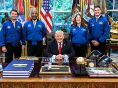 Trump concederá aos astronautas Artemis II a Medalha de Honra Espacial do Congresso