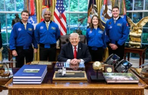 Trump concederá aos astronautas Artemis II a Medalha de Honra Espacial do Congresso