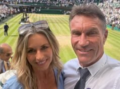 Richard Eden: Todo amor! Pat Cash serve um ás com a noiva
