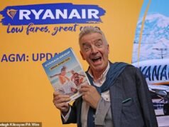 O chefe da Ryanair, Michael O’Leary, foi criticado por chamar outras companhias aéreas, incluindo British Airways e Lufthansa, de ‘estupradores’