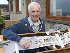 Conheça o homem que recriou meticulosamente a Tapeçaria de Bayeux (iniciada na década de 1980)