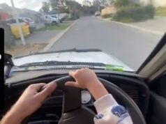 Momento perturbador, homem acusado de supostamente incitar um menino em uma rua suburbana: ‘Não bata’