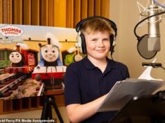 Um menino feliz de 13 anos está prestes a se tornar o novo Thomas the Tank Engine da TV