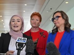 Pauline Hanson se junta a Fatima Payman contra os albaneses – mesmo quando ela chama o líder da One Nation de ‘uma vergonha para a raça humana’