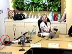 Momento surpreendente: mulher legisladora sofre um colapso de diva em reunião pública… antes de fazer um gesto muito desnecessário para os colegas