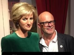 Harry Hill criticado por piada de ‘mau gosto’ ao postar foto com cera da Princesa Diana