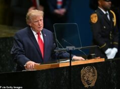 Trump atacou os líderes mundiais num discurso explosivo na ONU, dizendo que era o único a “agir” para combater a ameaça do Irão