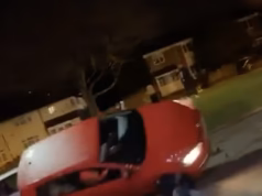 Uma mulher bêbada que quase esmagou a cabeça de um homem depois de capotar o carro em frente a um pub evitou a prisão