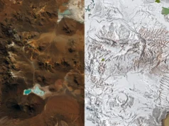 Um dos lugares mais secos da Terra estava coberto de gelo