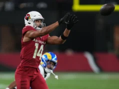 Cardinals, WR Michael Wilson concordou em reportar uma extensão de 3 anos e US$ 75 milhões