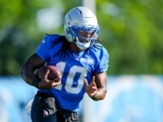 Os Leões colocaram Isiah Pacheco no IR, forçando o RB a perder pelo menos quatro jogos no início da temporada