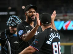 2 dias após o início de 101 arremessos, os Marlins convocaram o ás Sandy Alcantara para sua primeira defesa na carreira.