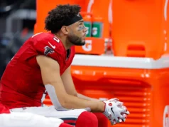 Falcons WR Drake lamenta altercação verbal com torcedor em meio à derrota para o London Panthers