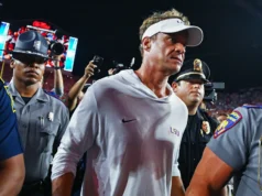 O retorno do técnico da LSU, Lane Kiffin, a Ole Miss atrai quase 11 milhões de espectadores