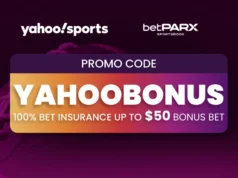 Código de bônus betPARX YAHOOBONUS: Obtenha 100% de seguro de aposta de até $ 50 para a Semana 1 da NFL