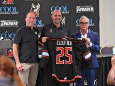 Adirondack Thunder, presidente da arena Jeff Mead antes da nova temporada