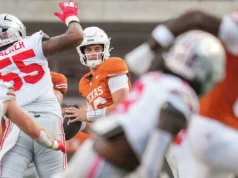 Texas QB Arch Manning impulsiona sua caixa do Troféu Heisman com vitória de retorno sobre o número 1 do estado de Ohio