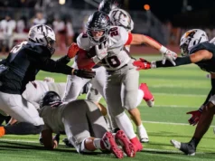 Bowie RB Rhys Moreno foi nomeado o Jogador de Futebol da Semana da Central Texas High School por 3 semanas