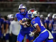 Westlake Football Prosper cai para Lake Travis na final ímpar contra Cibolo Steel