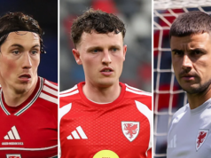 Wilson, Darlow e Broadhead estão fora da seleção do País de Gales