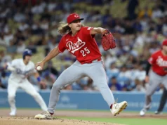 Cincinnati Reds derrotou enquanto Los Angeles Dodgers completava a varredura