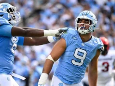 Notícias de futebol da Carolina do Norte: Tar Heels x Clemson ficará sem estrela defensiva