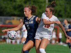 Foto: Notre Dame Prep vs Masuk High School futebol feminino