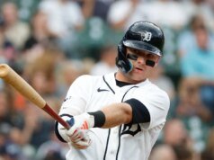 Os Tigers caíram para o Minnesota Twins, apesar de um home run de Kevin McGonigle
