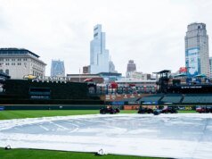 Chuva de tigres atrasada no Comerica Park É quando ele reabrirá