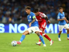 Di Lorenzo: ‘O Napoli defendeu muito fundo, mas sabíamos que o Arsenal era forte’