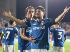 Vídeo: Baturina marca o primeiro gol de Como na Liga dos Campeões