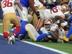 NFL World ficou em total descrença por causa de assentos extremamente distantes no jogo 49ers-Rams Melbourne