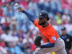 Houston Astros venceu Philadelphia Phillies atrás do forte começo de Christian Javier e do home run de Cam Smith