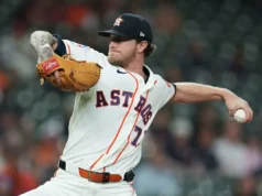 Josh Hader, do Houston Astros, ganhou o prêmio da Liga Americana em agosto, após um mês sem gols