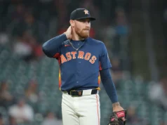 Possível retorno de Mike Burrows ao Houston Astros devido a inflamação no ombro
