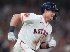 O outfielder do Houston Astros, Jack Meyers, está fora desta temporada após sofrer uma lesão no joelho no Triple-A.