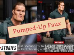 Verificação de fatos: fotos mostram Clay Matthews em maquiagem e próteses com músculos e mandíbula proeminentes – é uma campanha publicitária de apostas esportivas do Caesars