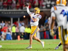 Onde o QB Sam Levitt do futebol da LSU se classifica no QBR da ESPN após uma derrota na semana 3