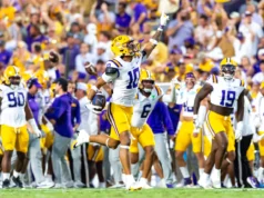 Os LSU Tigers perderam a segurança inicial da temporada devido a uma lesão no ACL