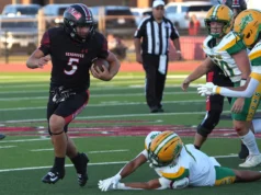 Cronograma da semana 5 para futebol da escola secundária da área de Lubbock