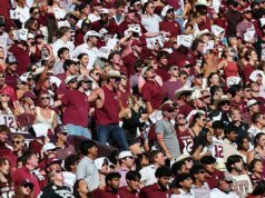 Os Texas A&M Aggies foram considerados os fãs mais ofensivos do Texas