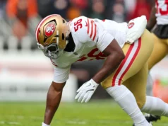 Depois de disparar em fevereiro, 49ers DE Keion White está pronto para partir