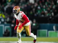 O 49ers anunciou que o lado defensivo Sam Okweinonu não jogará quinta-feira contra o Rams